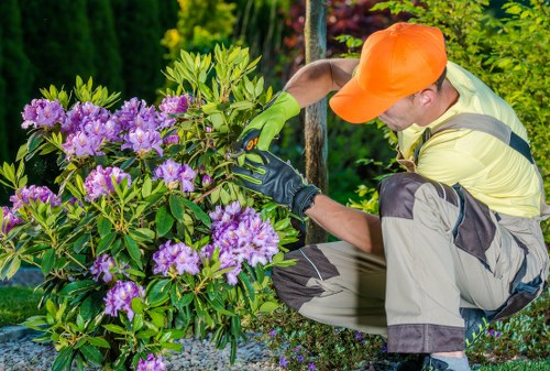 Gardeners Lampton promoting charity reuse, recycling targets, and green garden maintenance