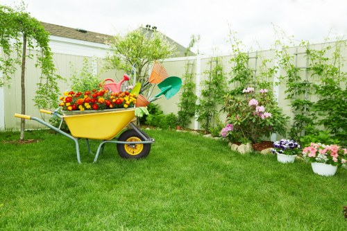 Landscaping in Lampton with neat garden planning and planting