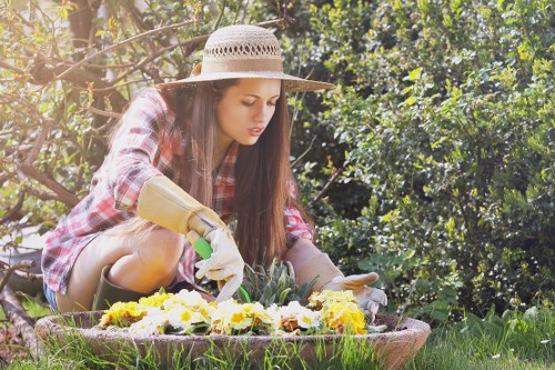 Load-based garden clearance estimate for a Lampton home